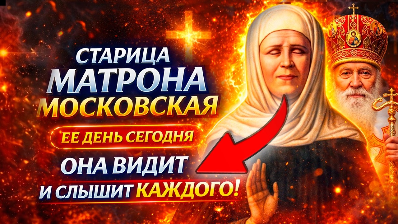 МАТРОНА ПОСЫЛАЕТ ВАМ СВОЮ ПОМОЩЬ В ЭТОЙ МОЛИТВЕ