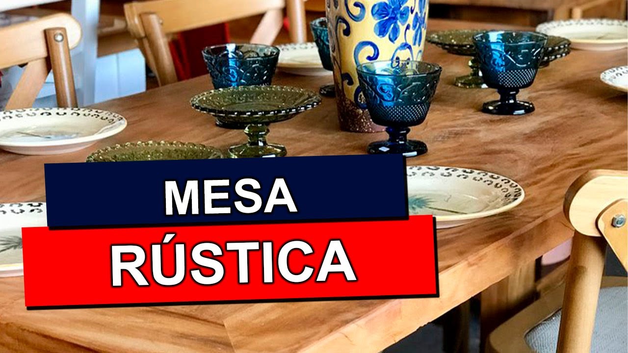 MESA RÚSTICA: Opções lindas para sua casa!