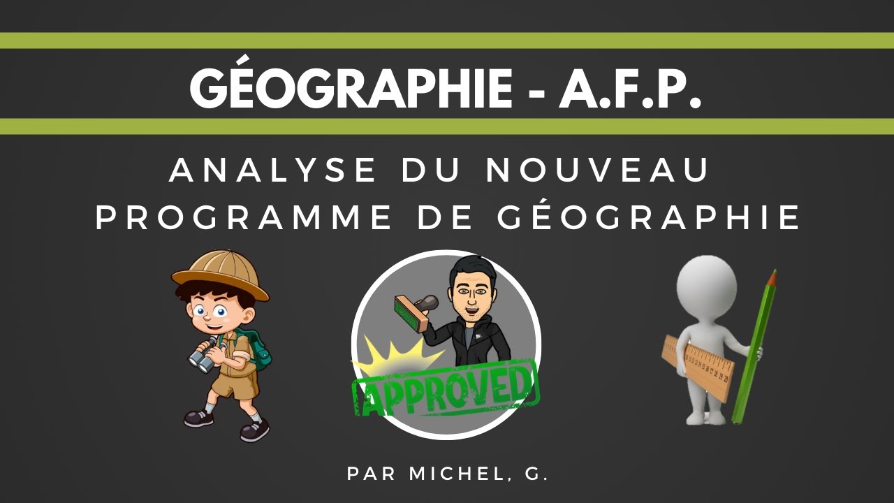 Présentation du nouveau programme de géographie