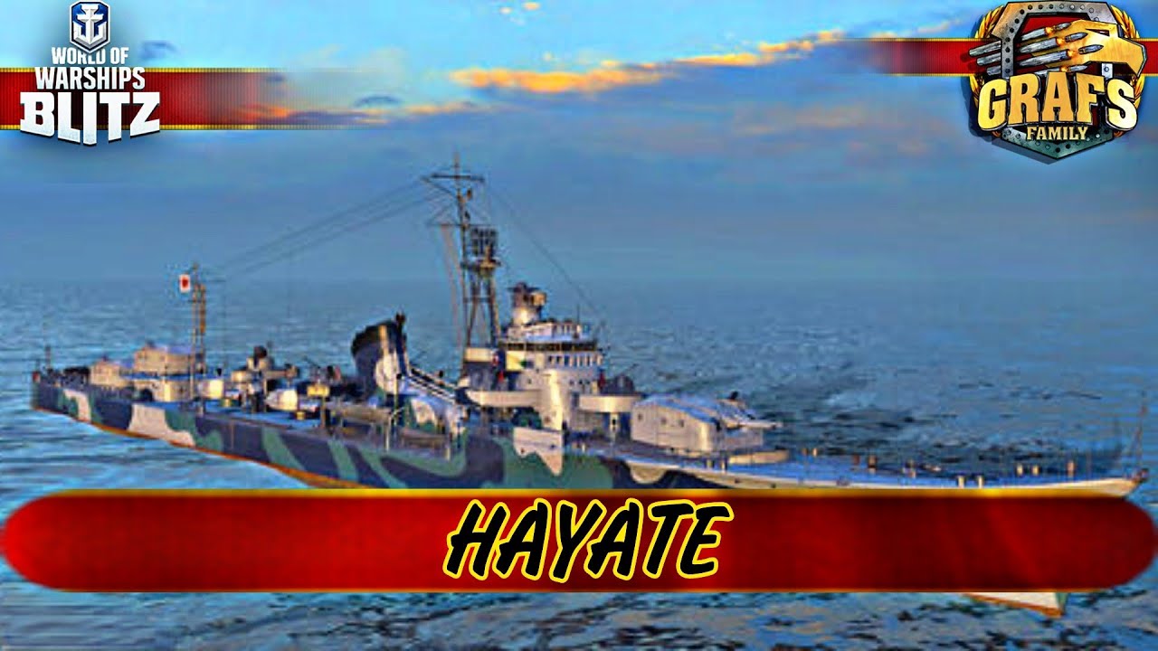 HAYATE - какова цена победы? WOWS BLITZ. Альянс GRAFS FAMILY.