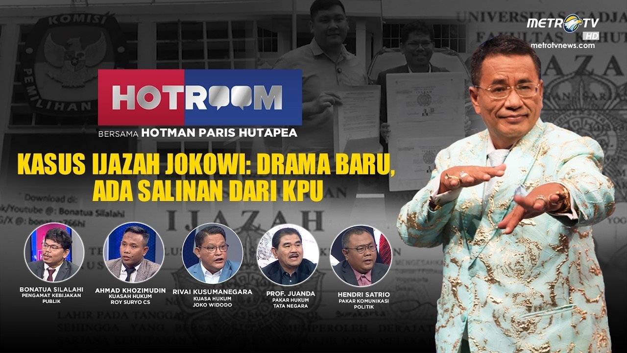 HOTROOM - KASUS IJAZAH JOKOWI: DRAMA BARU, ADA SALINAN DARI KPU