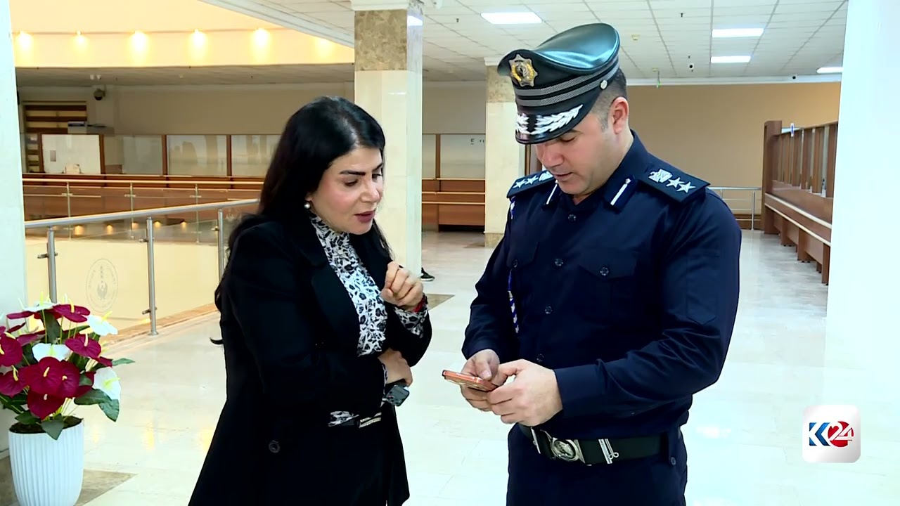 كاردانەوەی رێنماییەكی هاتووچۆی هەولێر لەبارەی هێمای تاكسییەكان