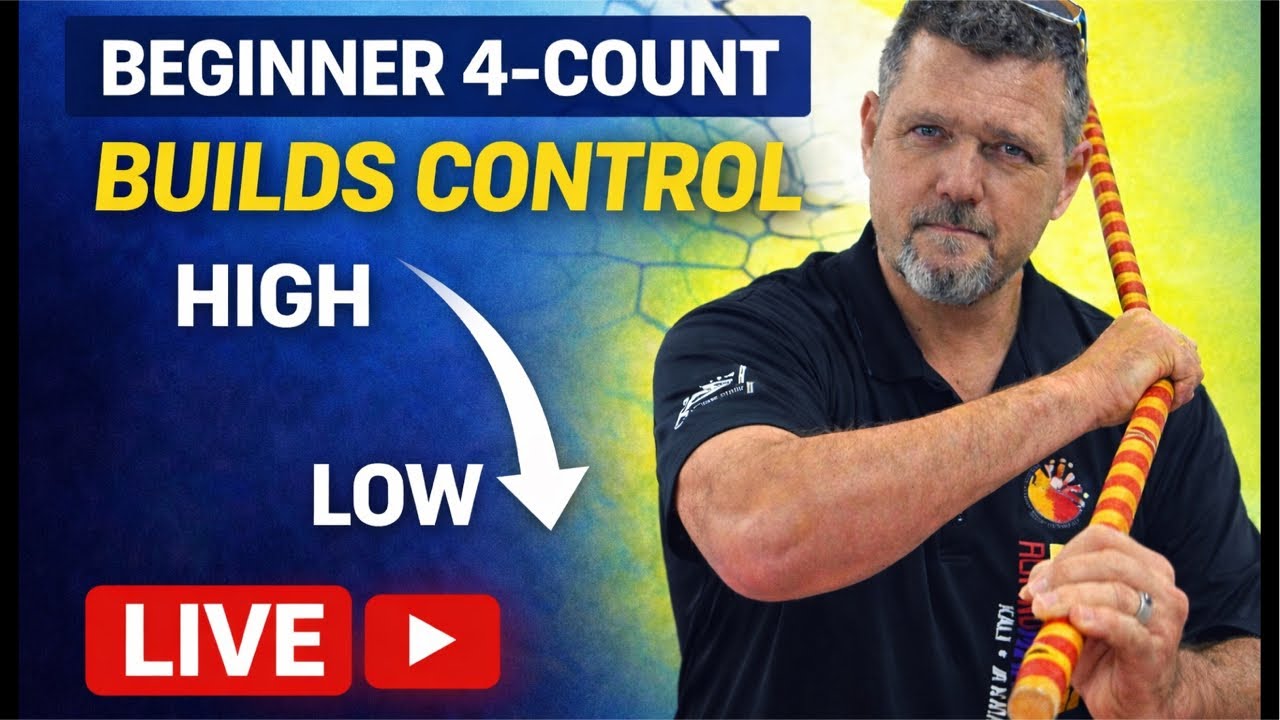 How This Beginner 4-Count Pattern Builds Control (High → Low) | LIVE