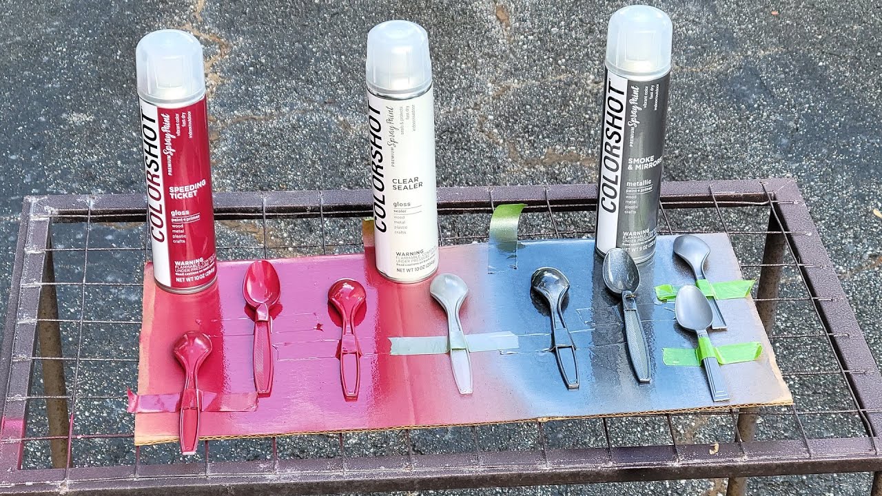 COLORSHOT spray paint test