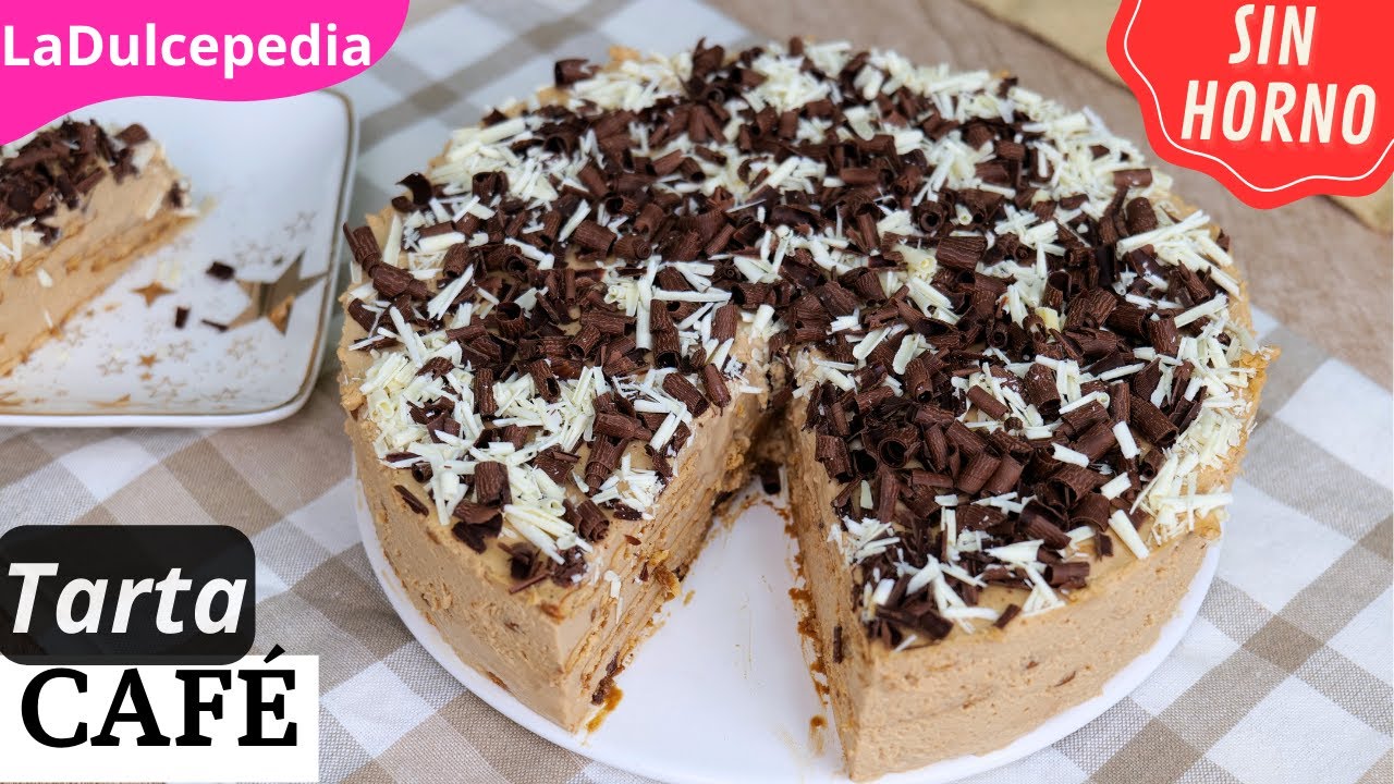 Carlota de café ☕ Postre frío sin horno y sin huevo