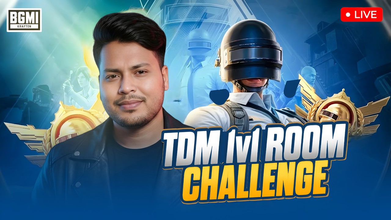 Tdm 1v1 Challenge  ❤️  #1v1  #1v1tdm  #bgmilive #livevideo #pubg   #vidroxxgaming