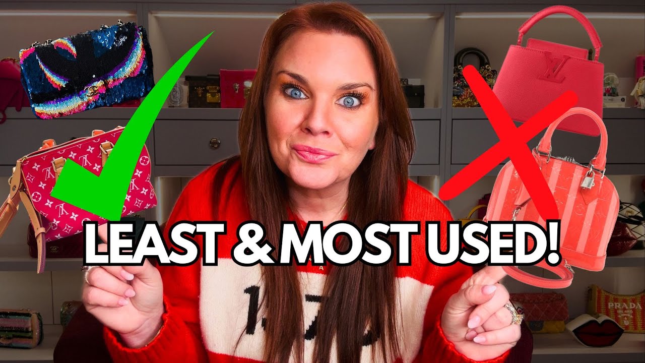 MY MOST & LEAST USED LUXURY BAGS OF 2024!