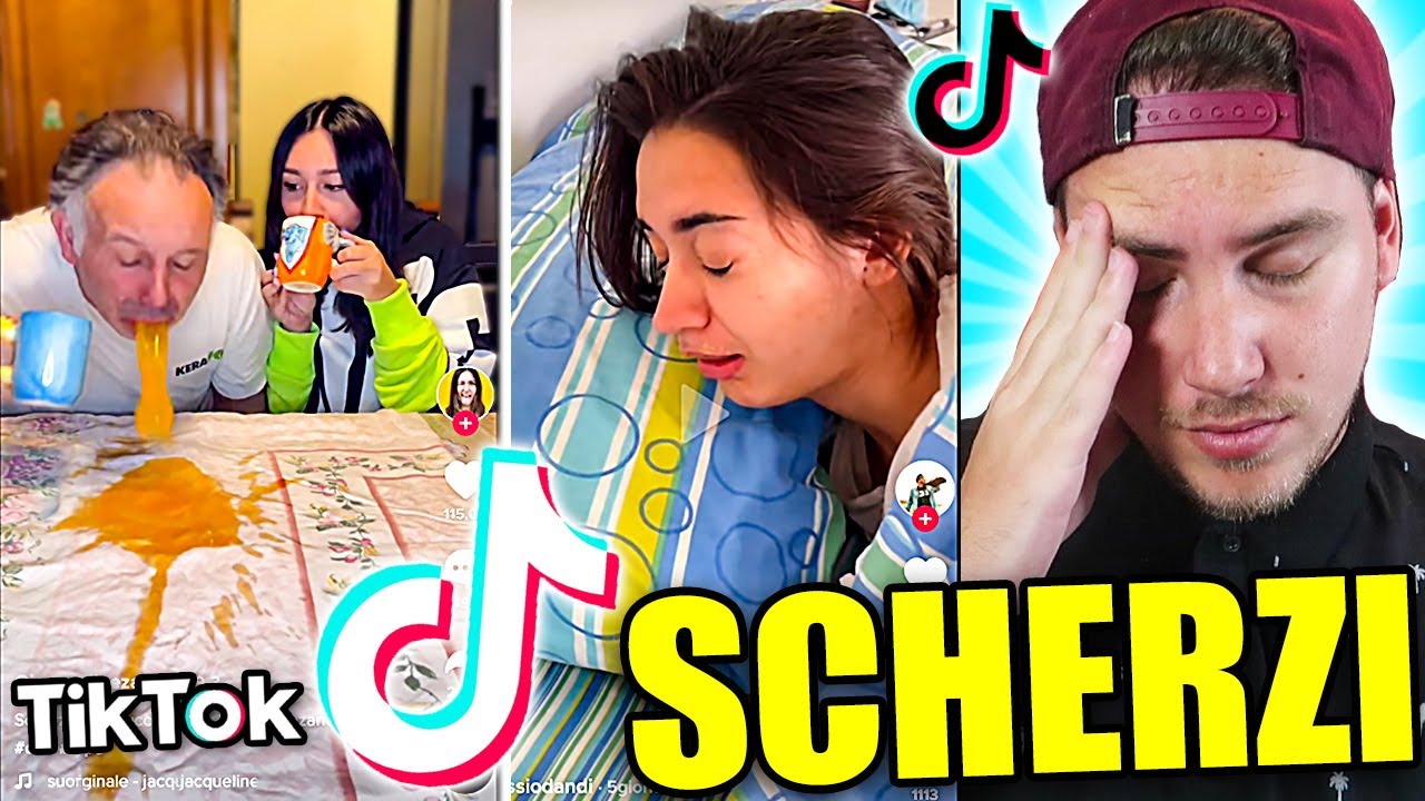 REAZIONE agli SCHERZI su TIK TOK più CRINGE!! *cringe cosmico*