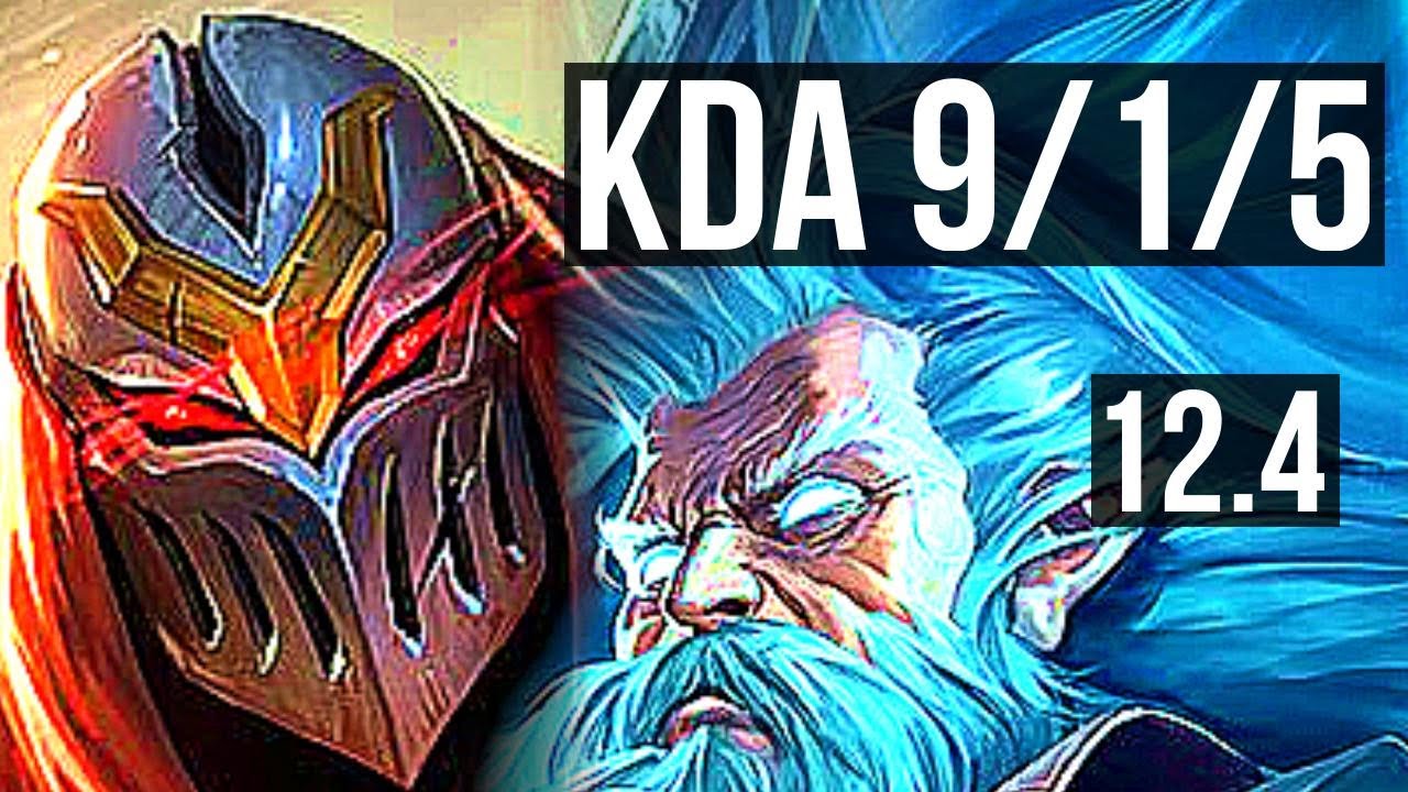 ZED vs ZILEAN (MID) | 2.6M mastery, 9/1/5, 6 solo kills, Legendary | EUW Master | 12.4