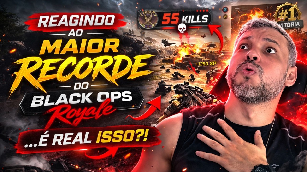 REAGINDO ao MAIOR RECORDE do Black Ops Royale… é real isso?!
