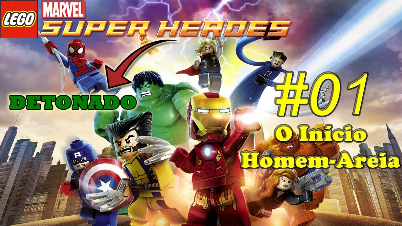 LEGO Marvel Super Heroes #01 - O Inicio ( COMO PASSAR a Fase 1, PT-Br 2020)