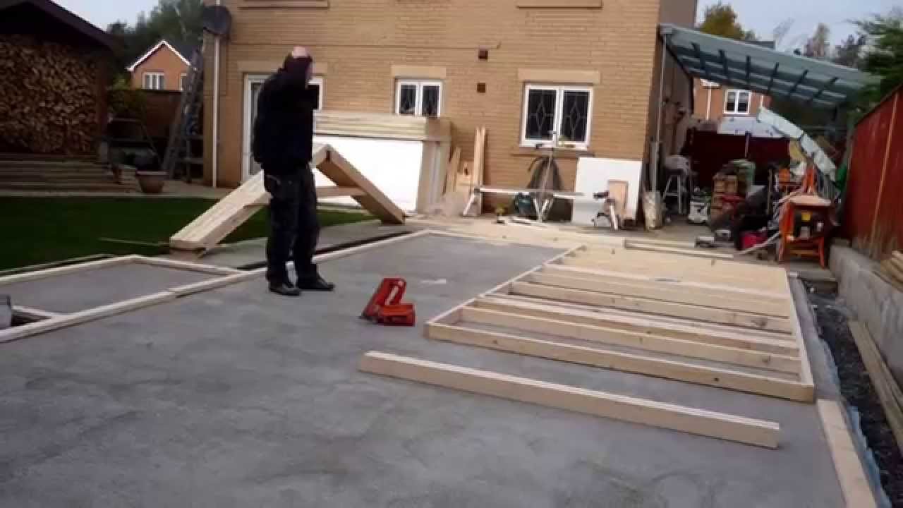 Building my garden workshop part 1