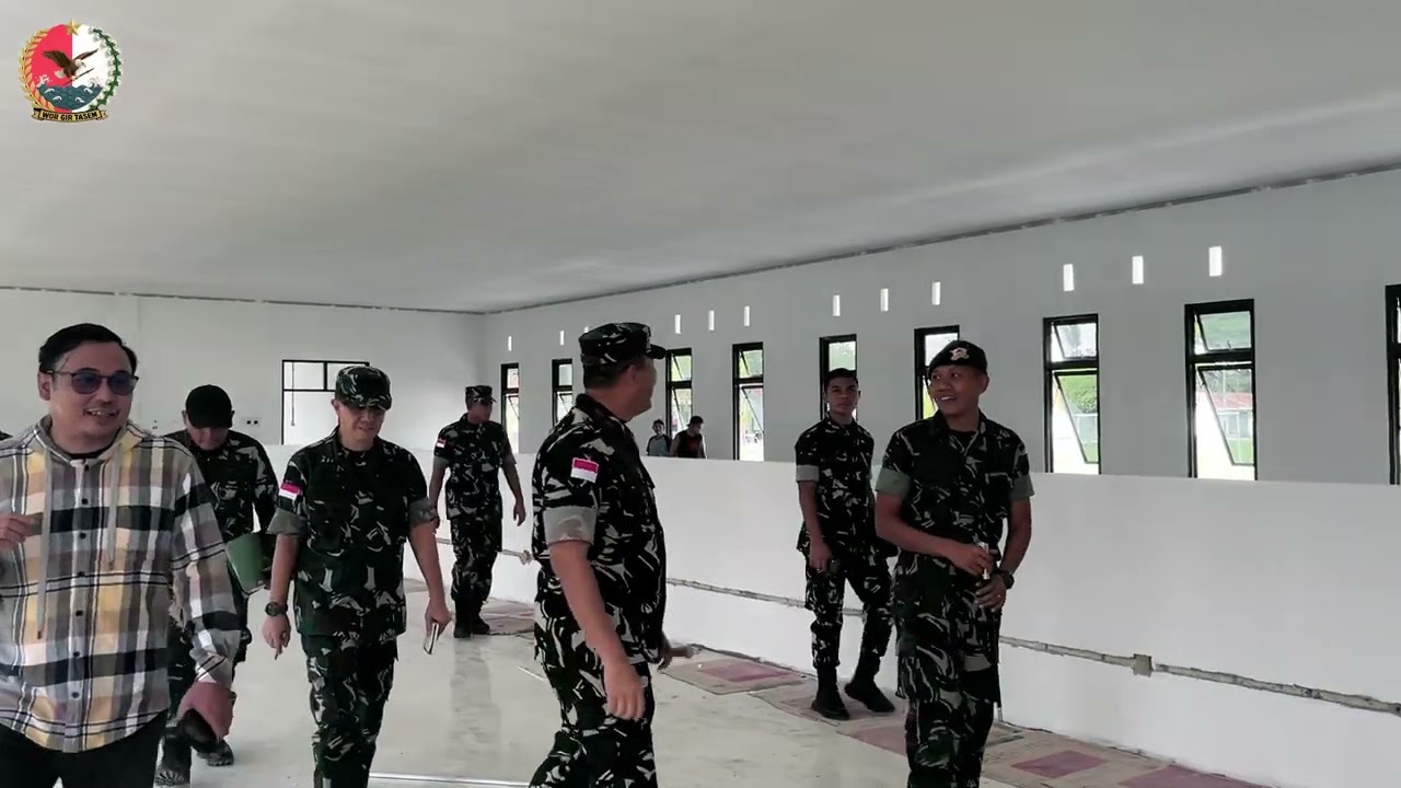 KUNJUNGAN DANREM 172/PWY KE BATALYON TP 815/WGT