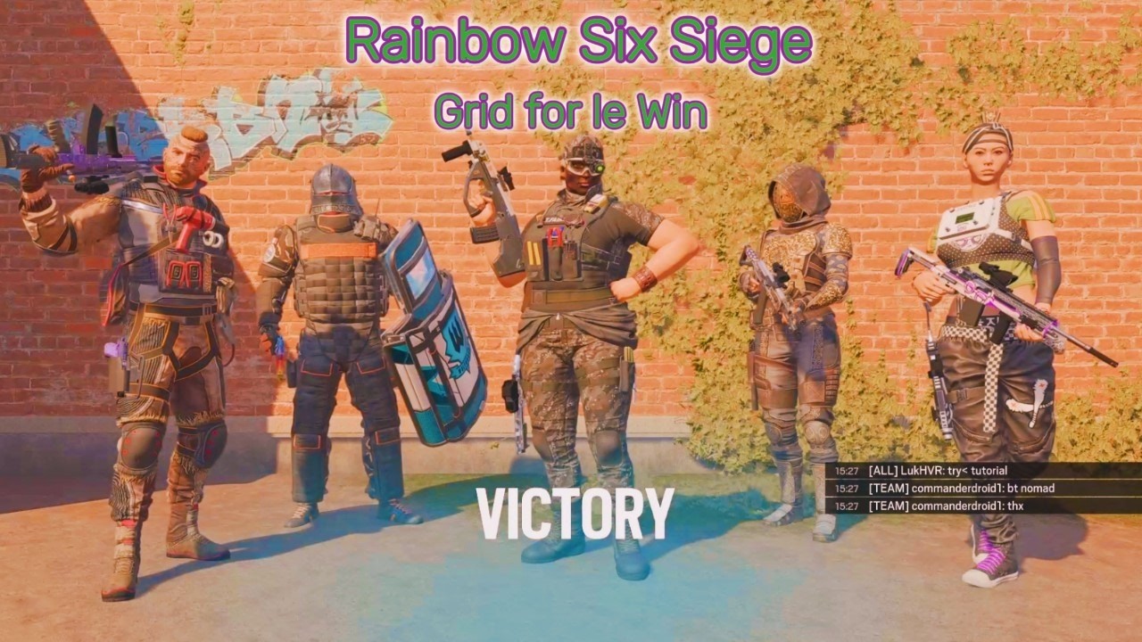 Rainbow Six Siege X - winning with gridlock and friend.