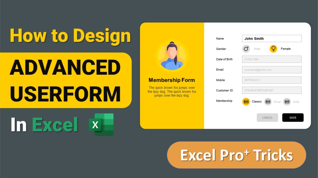 How to design advanced userform in Excel | advanced excel course in hindi