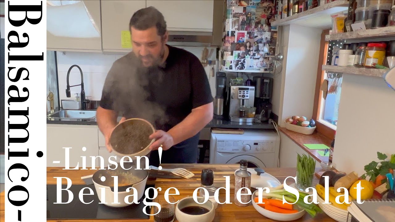 Balsamico Linsen #kochen #soulfood #rezept #recipe #grillen #beilage #salat #soulfoodacademy