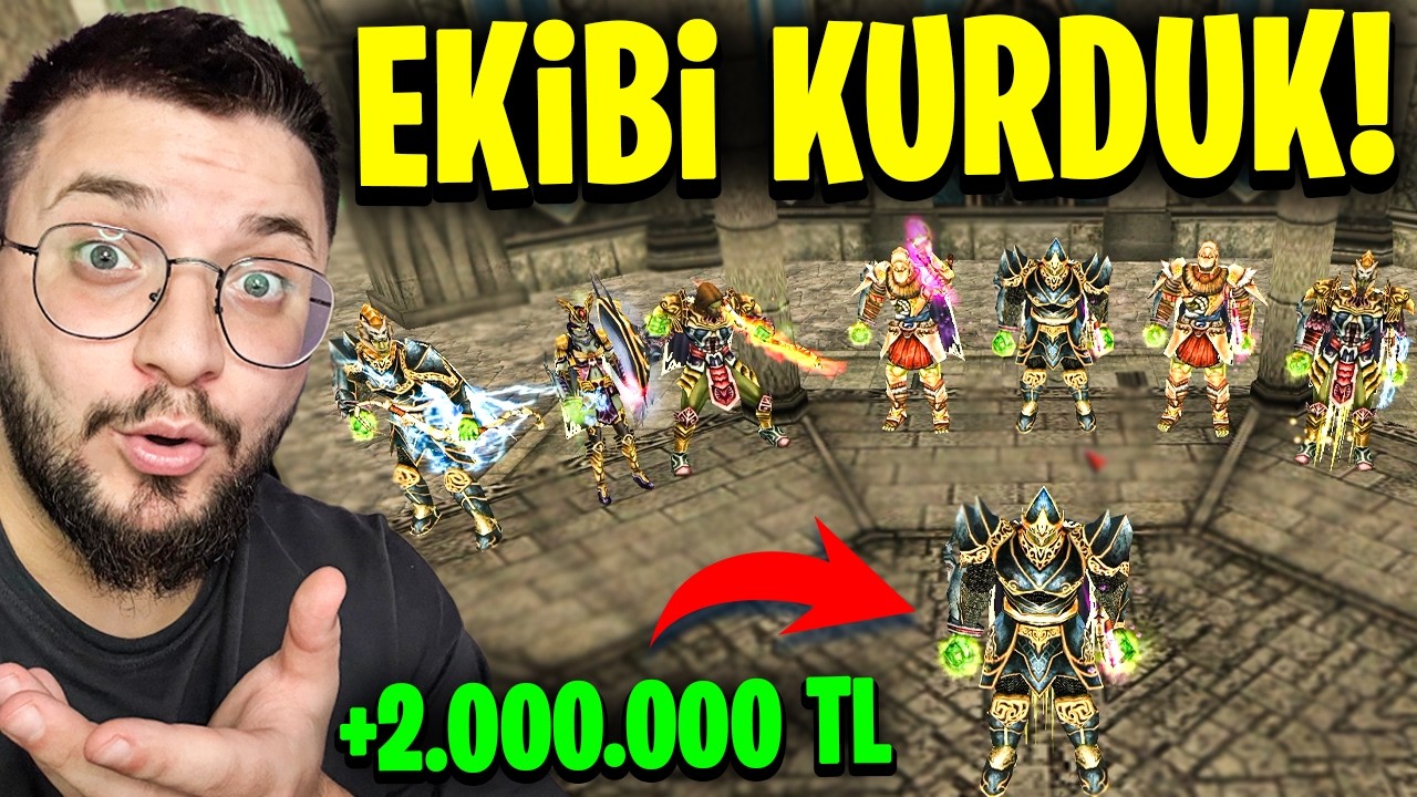 HAYALİMDEKİ OK&Ccedil;U EKİBİ KURDUK! 😱 SERVERA BELA OLDUK! 🔥 | Knight Online