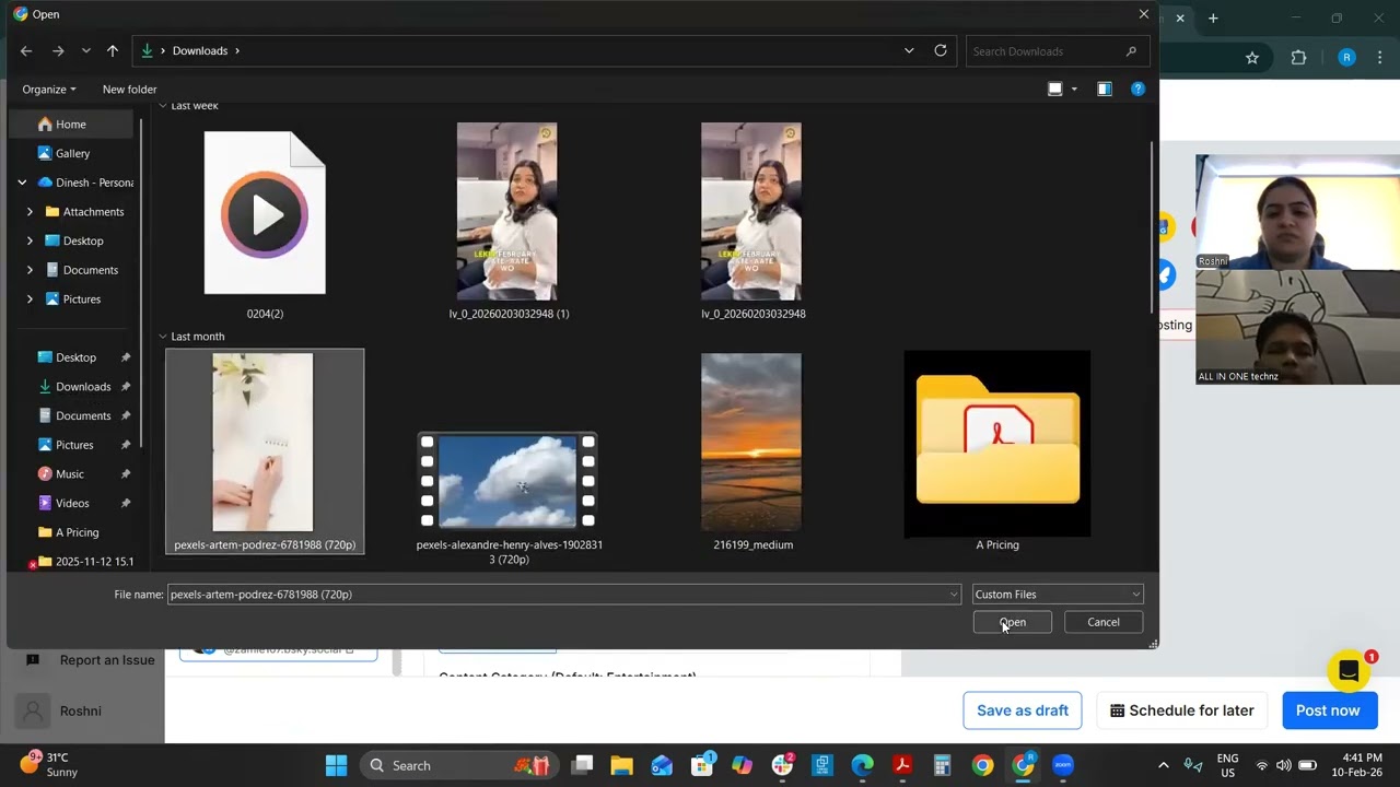RecurPost Demo With Prateek