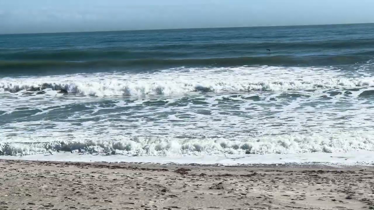 atlantic beachfront, hangars beach at patrick AFB on a warm sunny January   day@zenbeachseconds