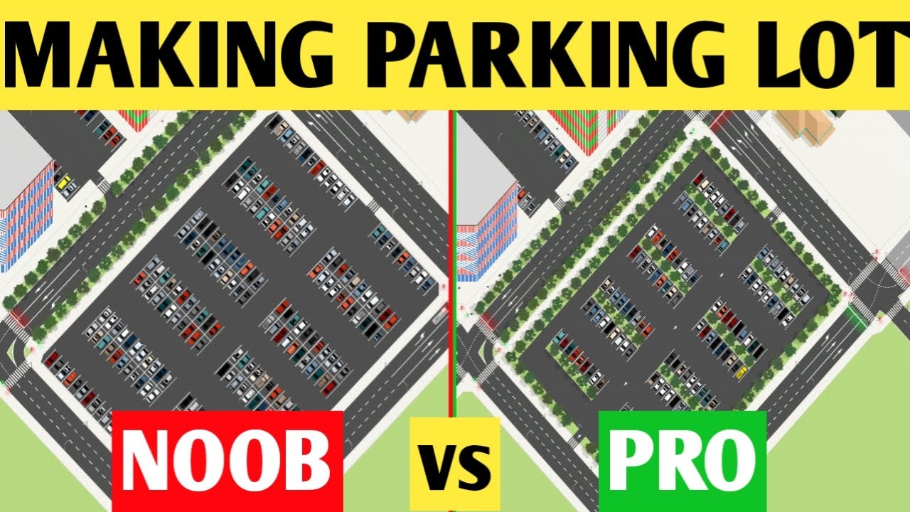 NOOB vs PRO MAKING PARKING LOT IN INTERSECTION CONTROLLER 3 | BAL BAL TV