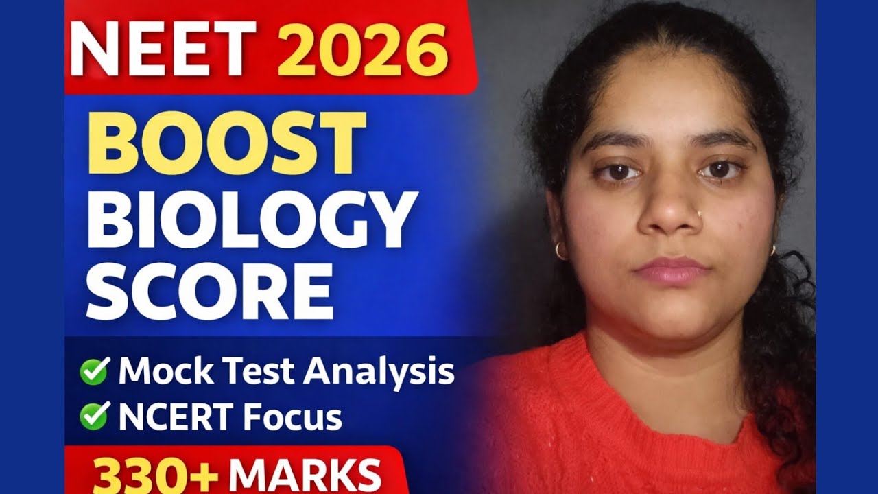 Low Biology Score in Mocks? | NEET 2026 Biology Improvement Plan | Kritixcel