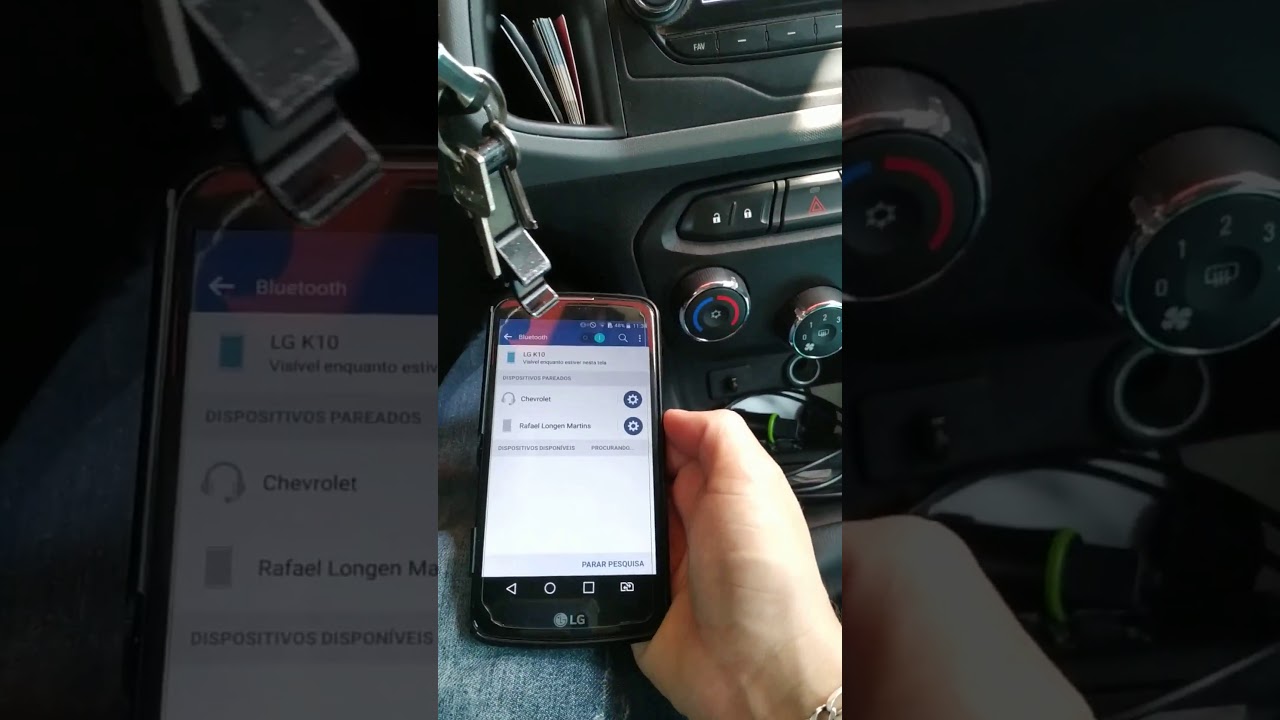 Conectando bluetooth do celular no som do Onix LT 2019.