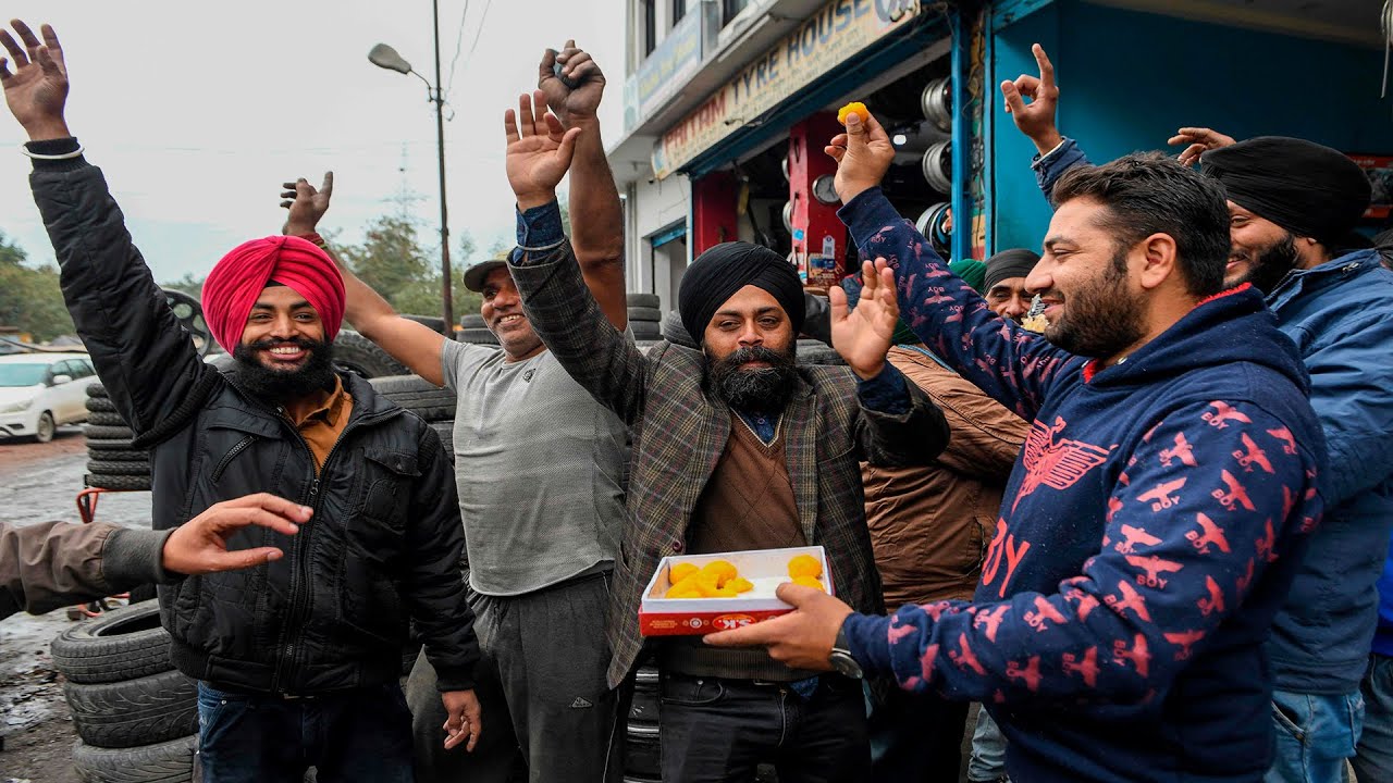 Refugees from Pakistan and Afghanistan celebrate the passage of Citizenship Amendment Bill