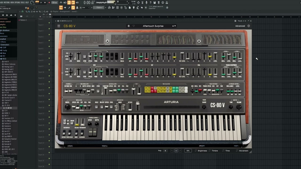 Test an iconic sound in CS-80 V