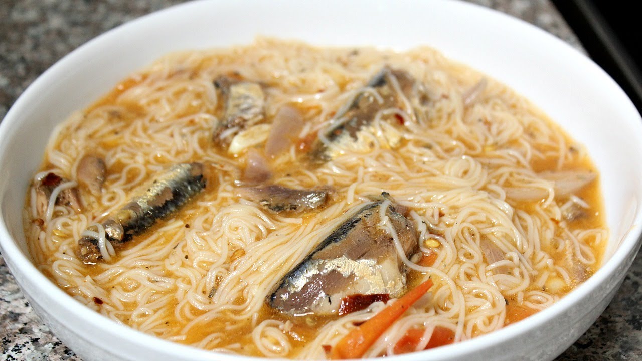 GINISANG SARDINAS AT MISUA