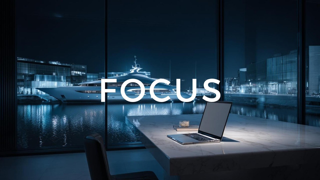 Deep Focus for High Performers 🎧 Luxury Penthouse Ambience | Work, Study, Concentration