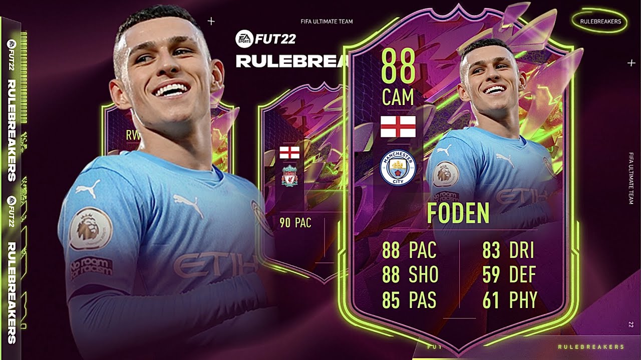 FIFA 22: PHIL FODEN 88 RULEBREAKER PLAYER REVIEW I FIFA 22 ULTIMATE TEAM