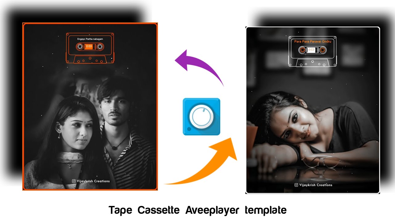 New Audio Cassette  Aveeplayer template download link | Aveeplayer template editing in Tamil | Aveep