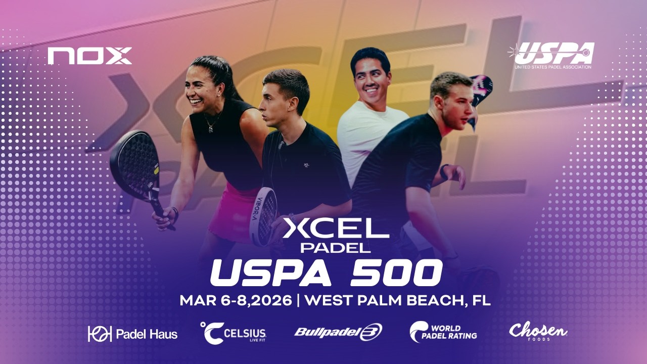 USPA 500 XCEL PADEL - WEST PALM | Court 3 | March 8 | 10 AM EST