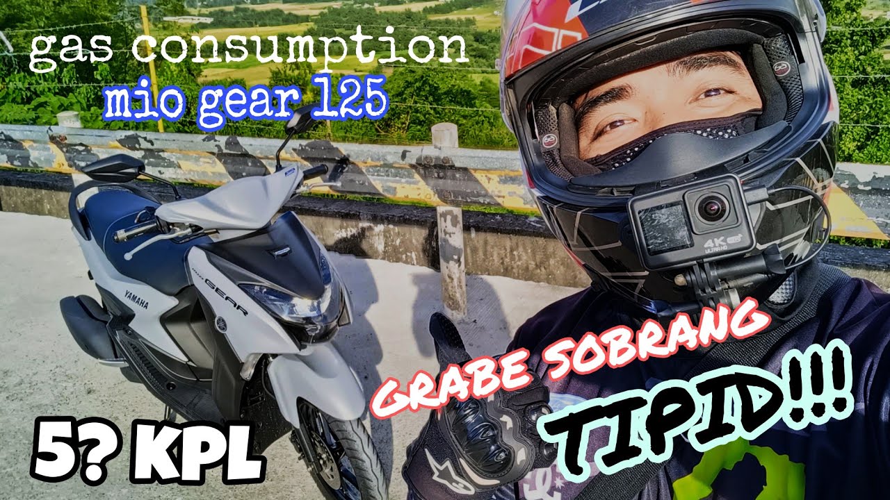 Mio gear 125 gas consumption|the moment of truth