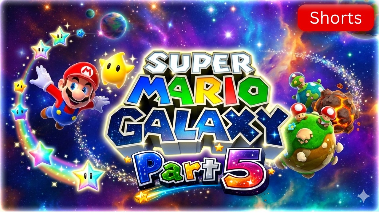 Super Mario Galaxy - Wii - Retro Playthrough - Part 5 - Shorts
