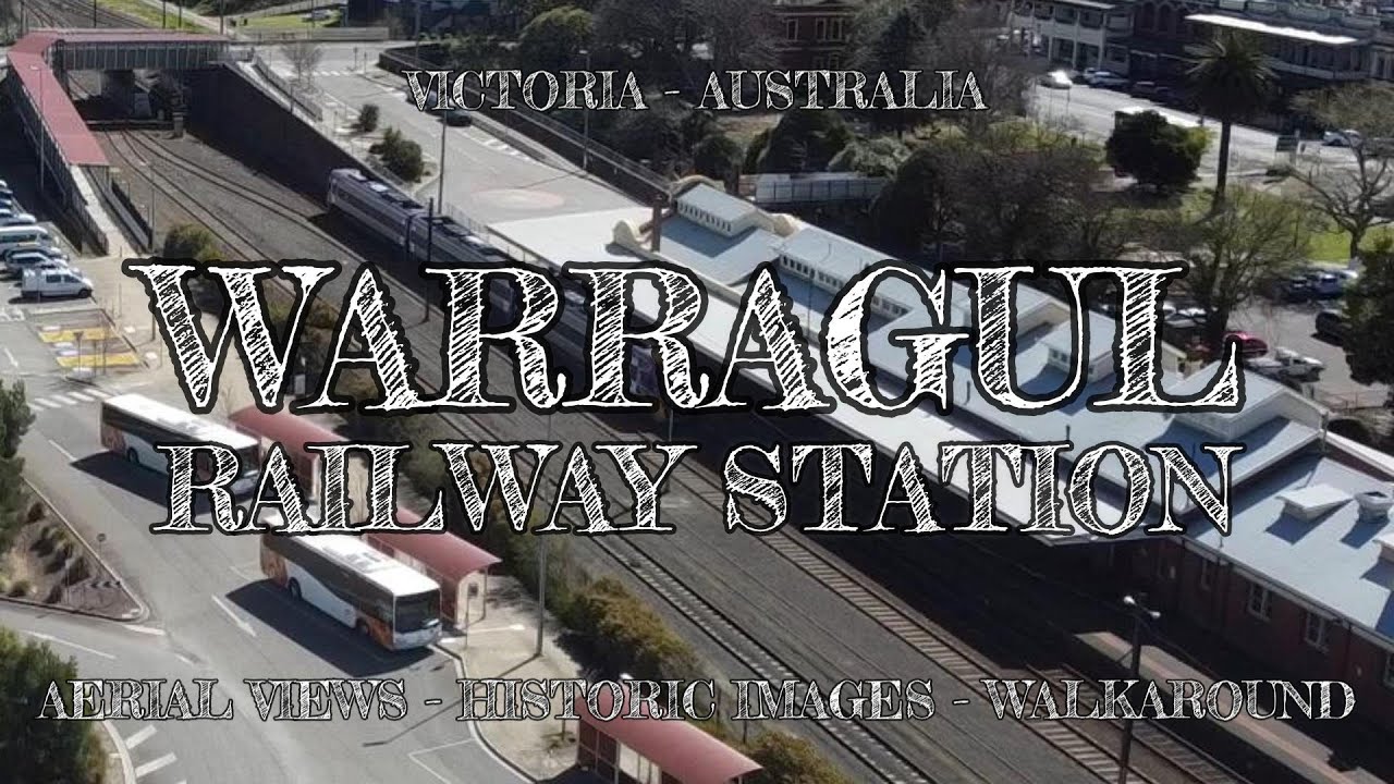 Aerial views - Historic images - Walkaround : Warragul Railway Station : Victoria Australia
