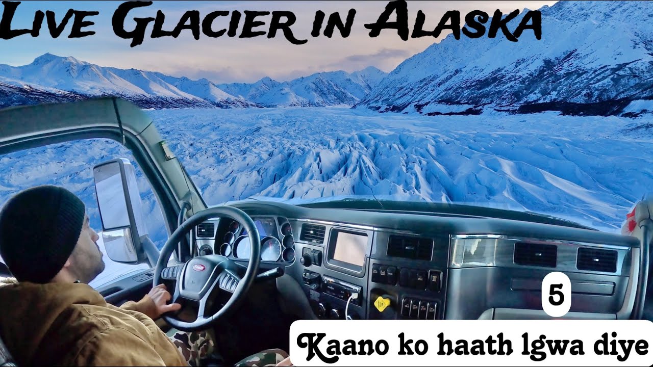 Deadliest Roads of Alaska through Glacier | Solo Trucking Winnipeg to Anchorage | 691