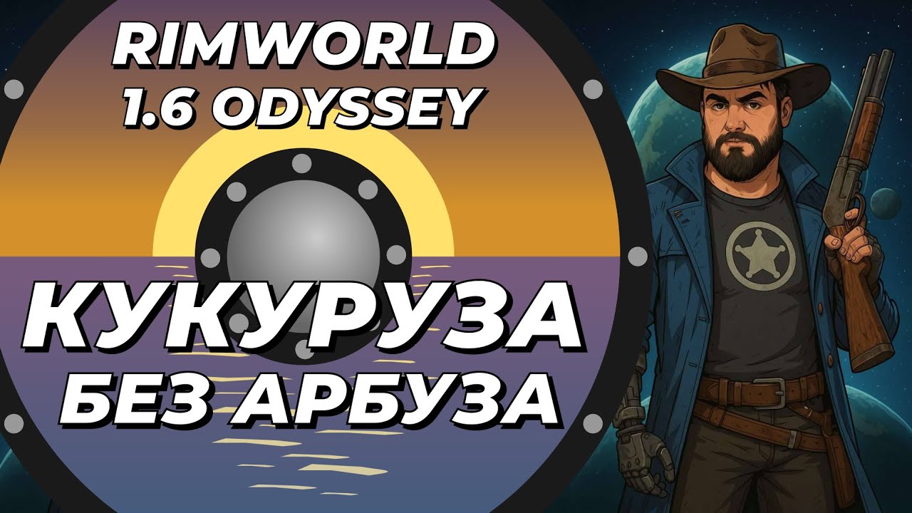 Выращиваю кукурузу без абузов и на низкой сложности в Rimworld 1.6 Odyssey