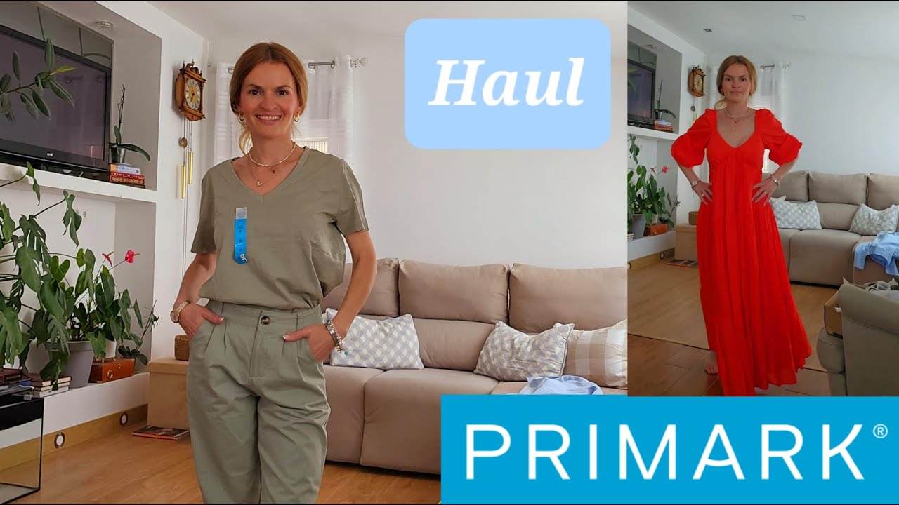 Primark HAUL 🛍 Verano Outfits Básicos 👗Vestidos 👕Camisetas Me lo pruebo todo Etiquetas Rojas CHOLLOS