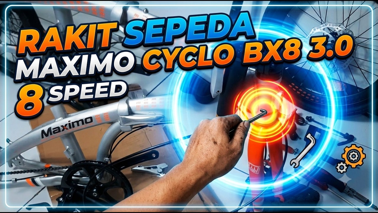 Rakit Sepeda Maximo Cyclo BX8 3.0  8 Speed