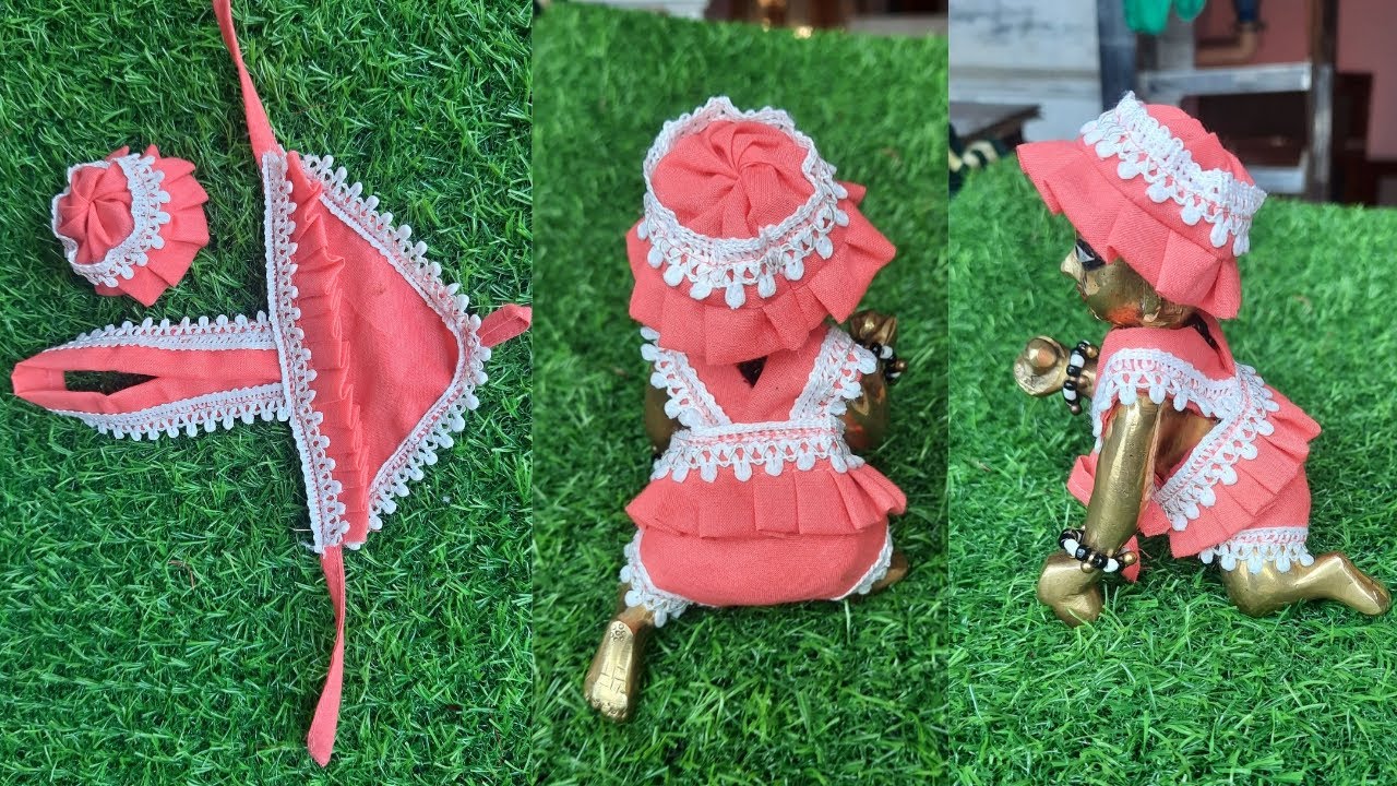 होली पर बनाये अपने लड्डू गोपाल की सुंदर ड्रेस || Laddu Gopal Summer Dress || Thakur ji Dress(4,5,6)