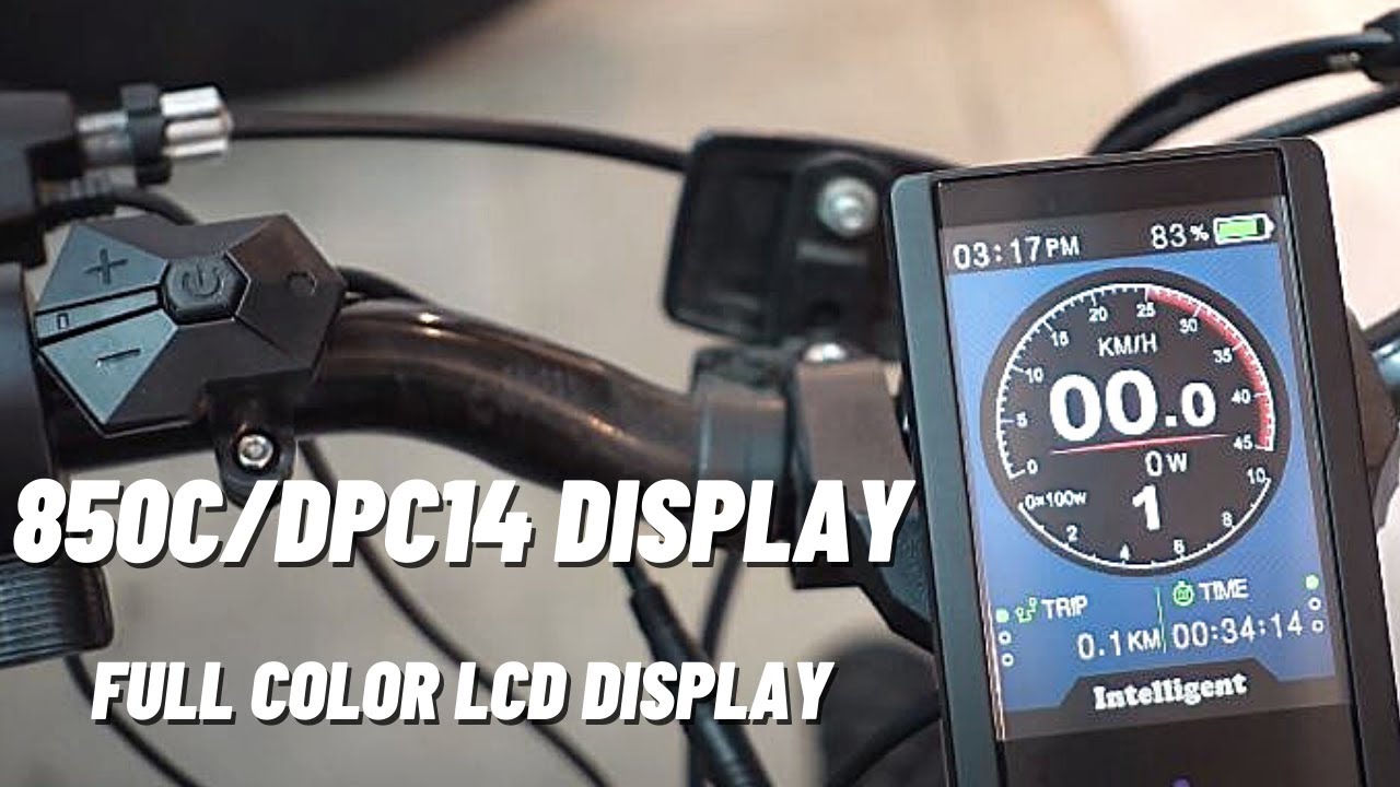 Дисплей Bafang LCD 850c/DPC14 для BBSHD, BBS02, BBS01