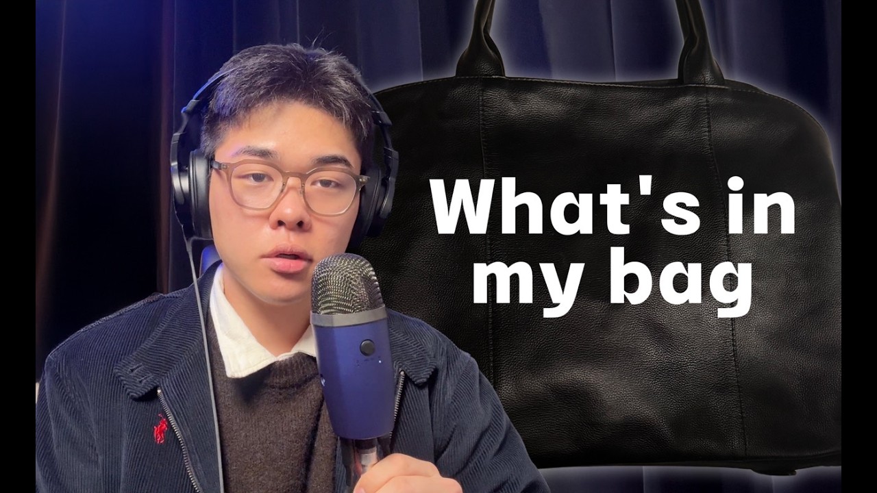 MZ 콘텐츠 제작자의 What's in my bag