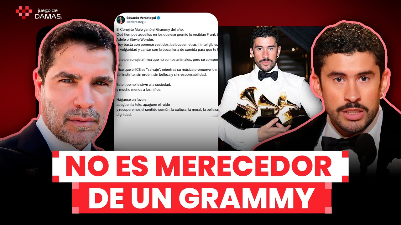 EDUARDO VERÁSTEGUI MANDA MENSAJE DE TRUMP A COMUNIDAD LATINA SOBRE BAD BUNNY
