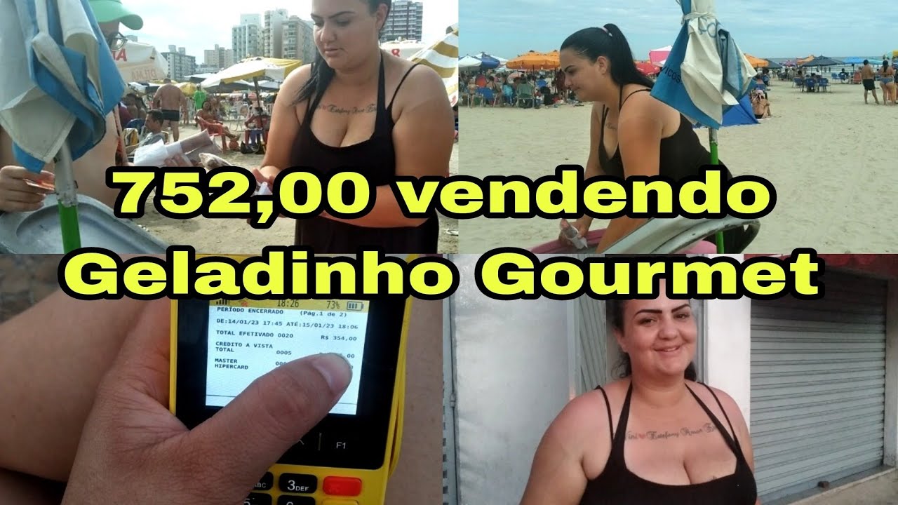 VENDENDO GELADINHO GOURMET NA PRAIA | A PRAIA É UMA MINA DE OURO 🤑