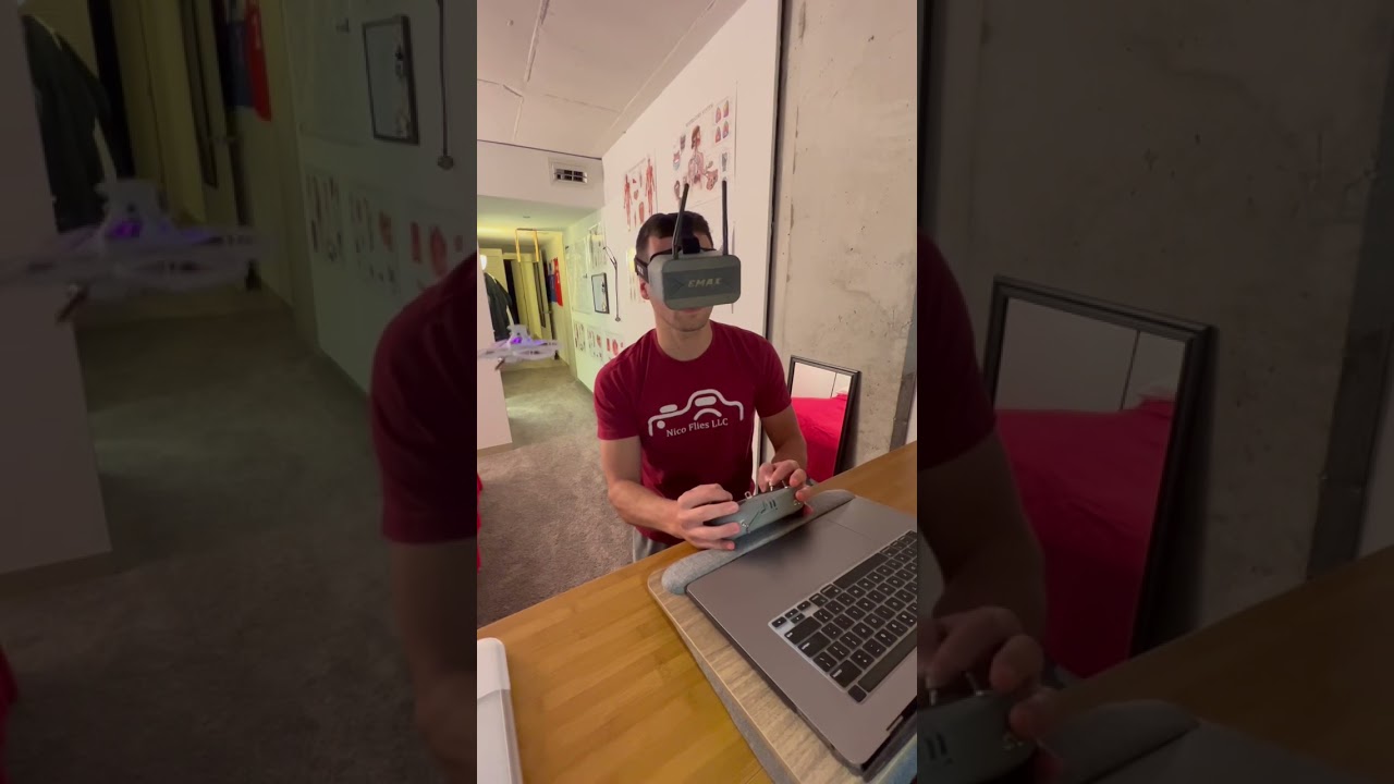 Indoor FPV Drone Flying! EMAX Tinyhawk 3 