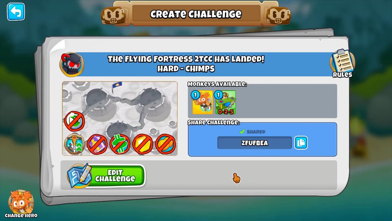 Bloons TD 6 - Rosalia/Flying Fortress 2TCC on Moon Landing