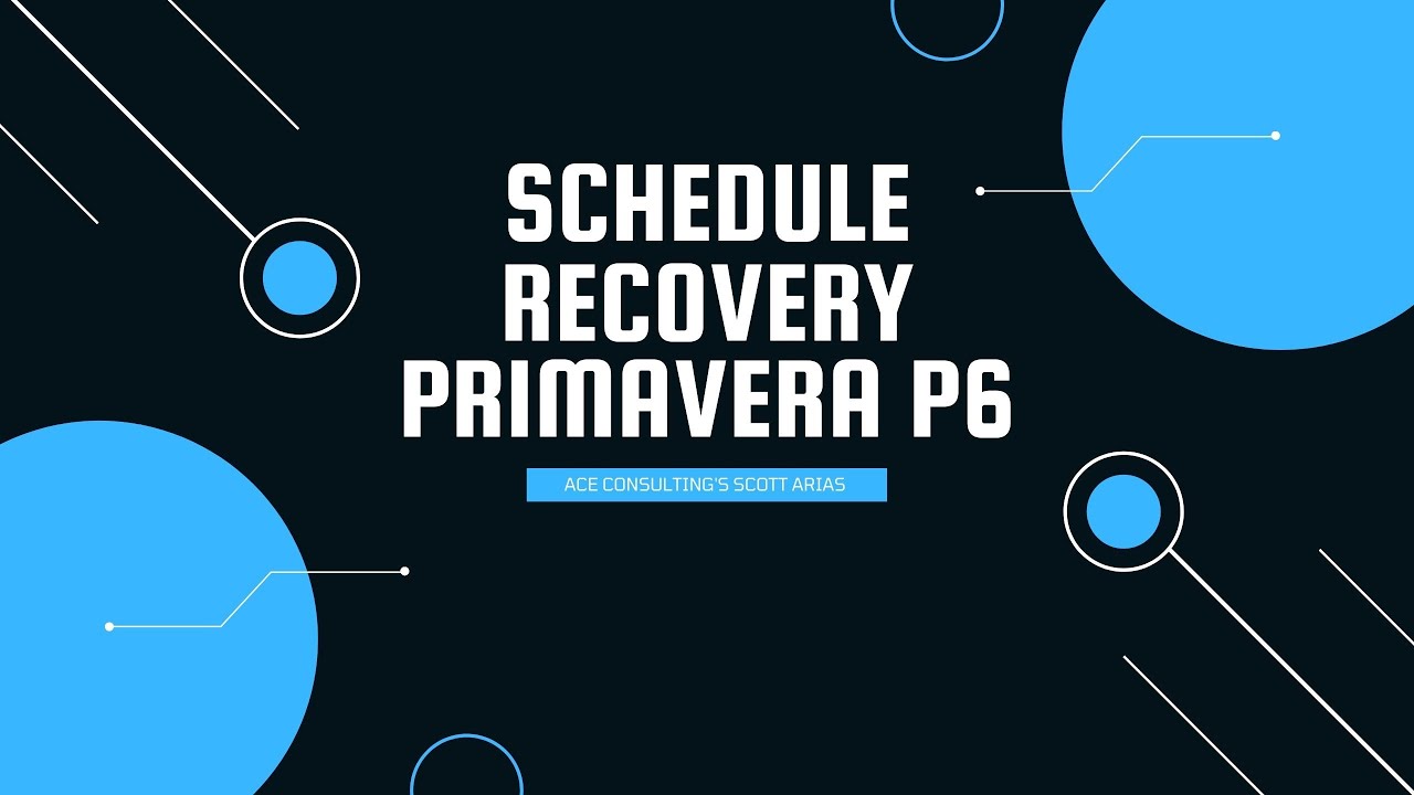 PRIMAVERA P6 MADE EASY! Schedule Recovery in P6