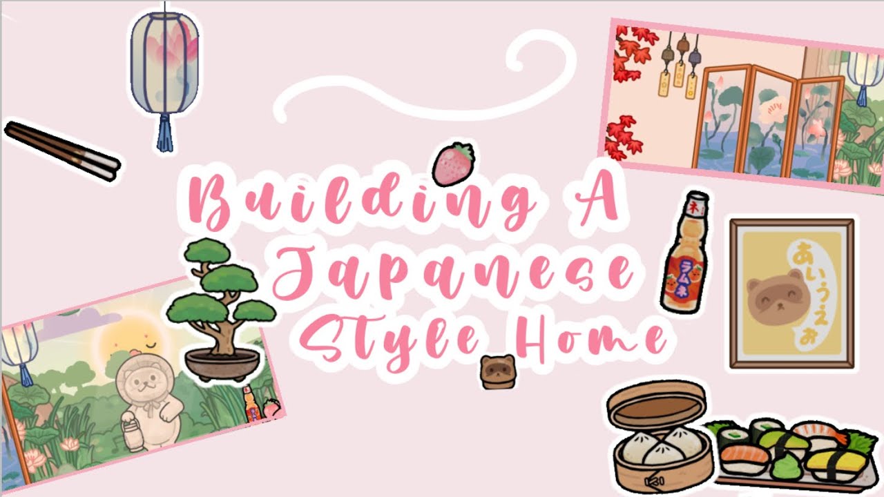 Building a Japanese style home in Toca Boca! 🍡🍜🇯🇵🍣🏮 #tocaboca #japan #building #@ZoyasToca 
