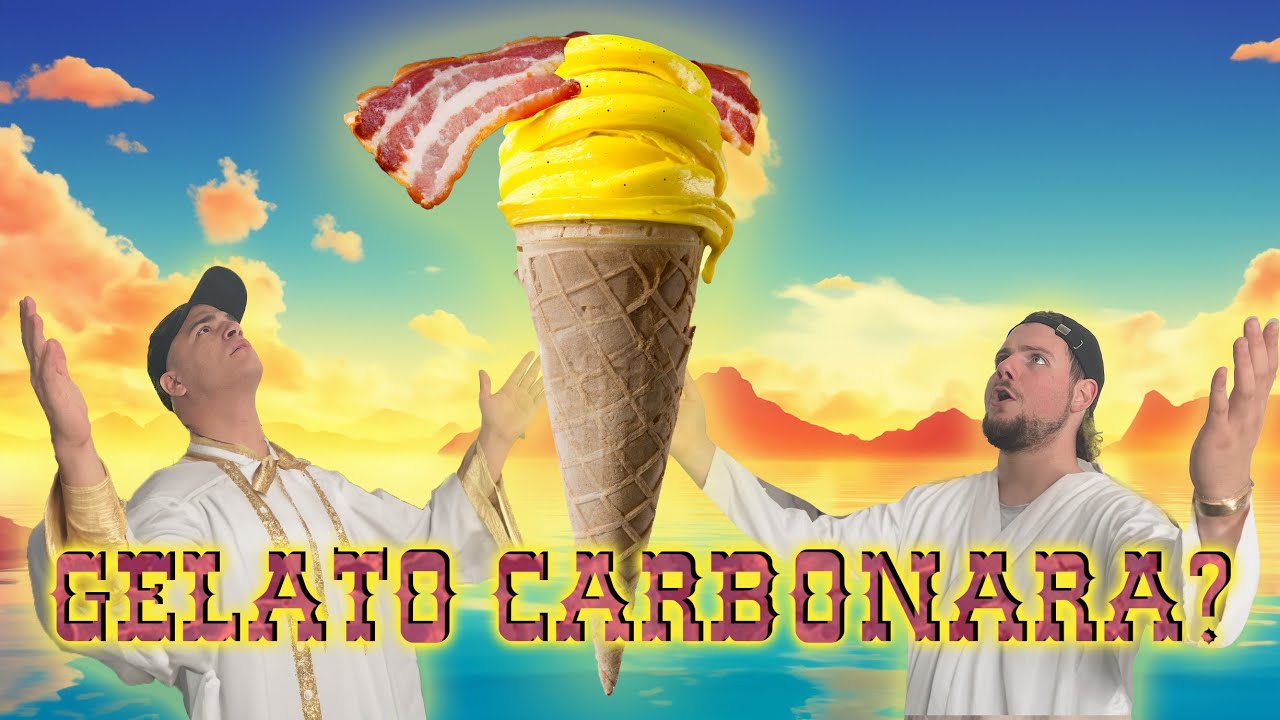 Gelato alla CARBONARA?! | 2Men1Kitchen